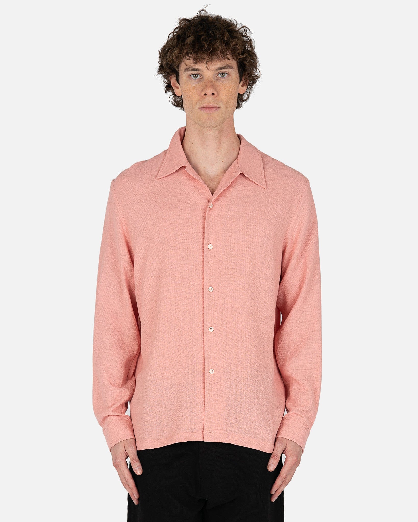 Séfr Men's Shirts Rampoua Shirt in Cold Pink