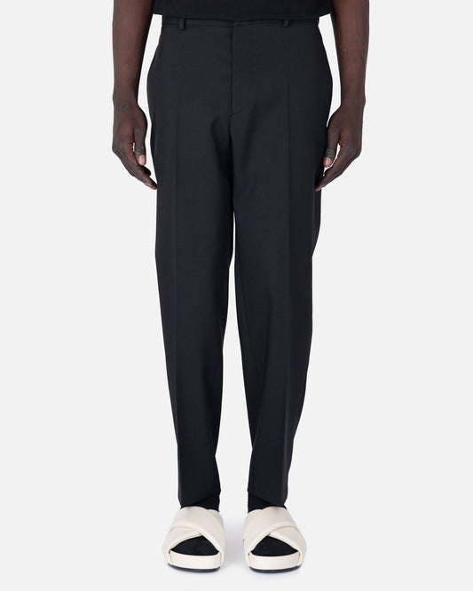 Jil Sander Men's Pants Recycled Polyester Gabardine in Black