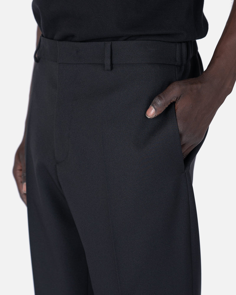 Jil Sander Men's Pants Recycled Polyester Gabardine in Black