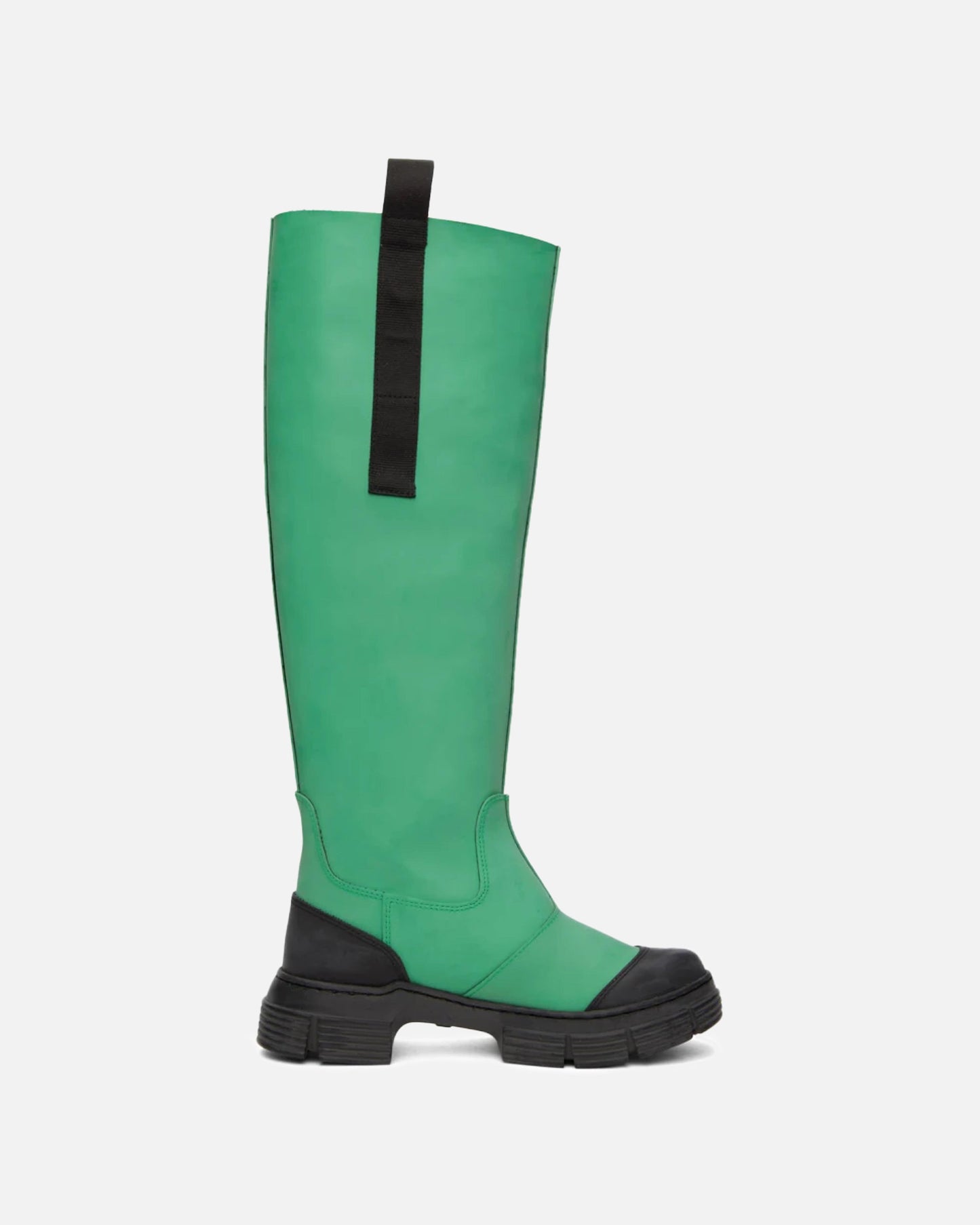 Ganni Women Boots Recycled Rubber Country Boot in Kelly Green