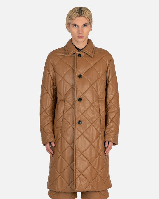 Dries Van Noten Men's Coat Redmore Coat in Camel