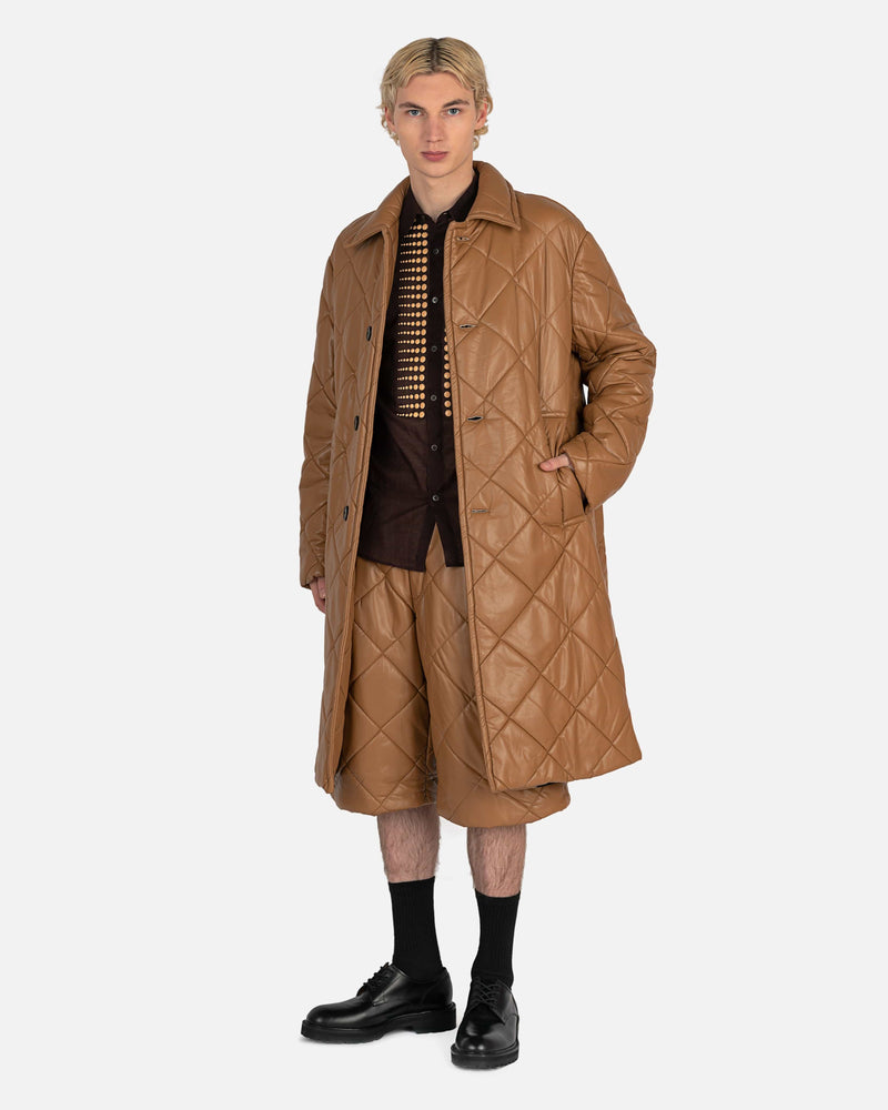 Dries Van Noten Men's Coat Redmore Coat in Camel