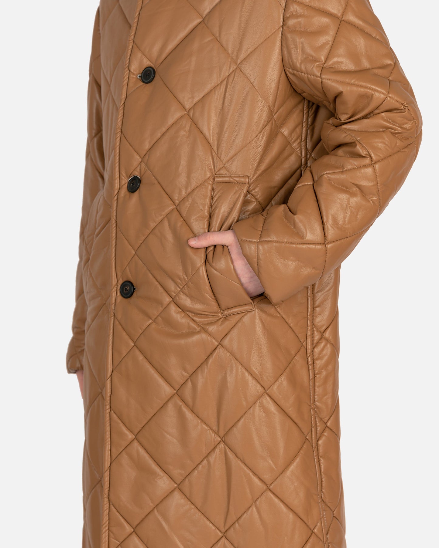 Dries Van Noten Men's Coat Redmore Coat in Camel