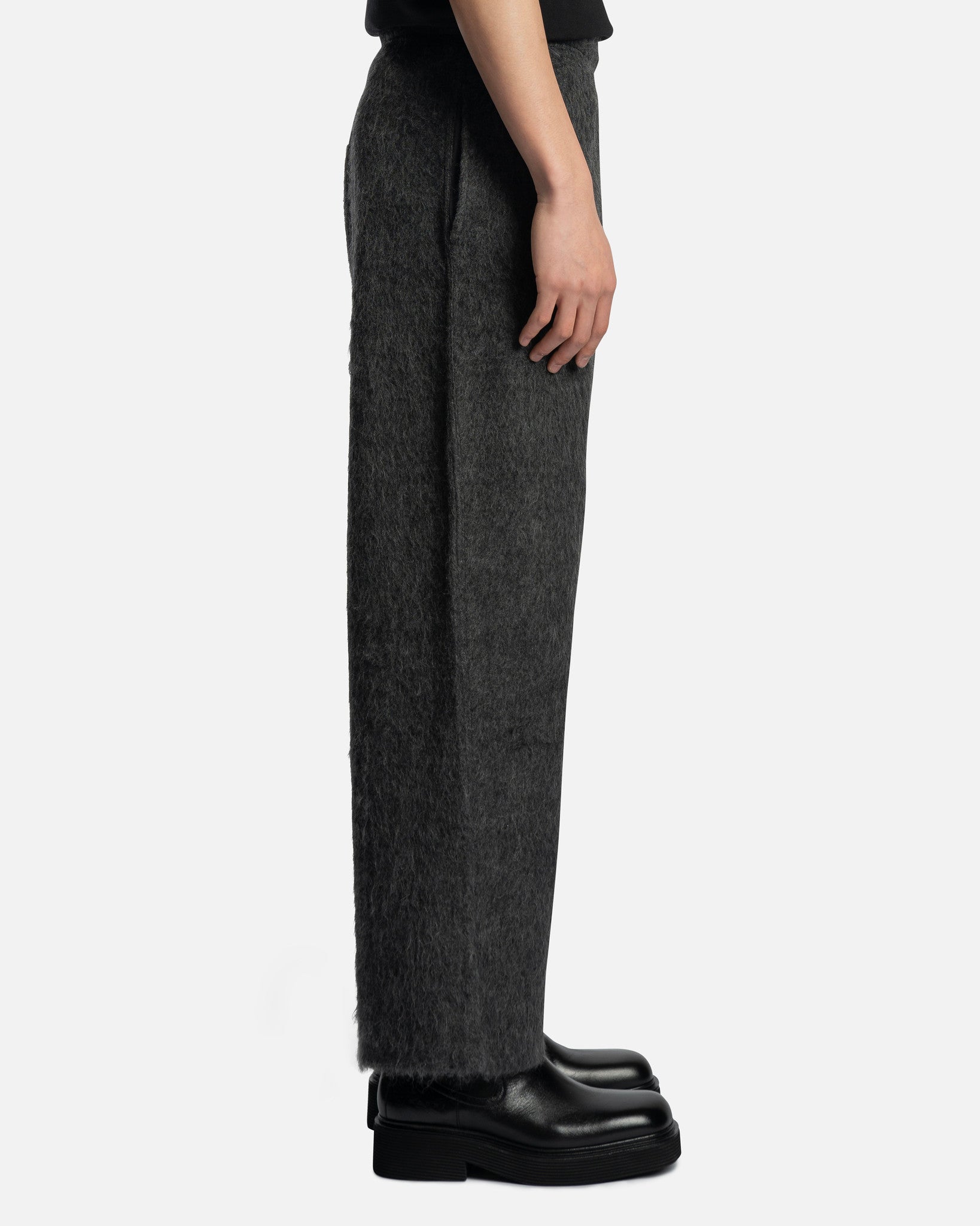 Our Legacy Men's Pants Reduced Trousers in Ash Grey Alpaca
