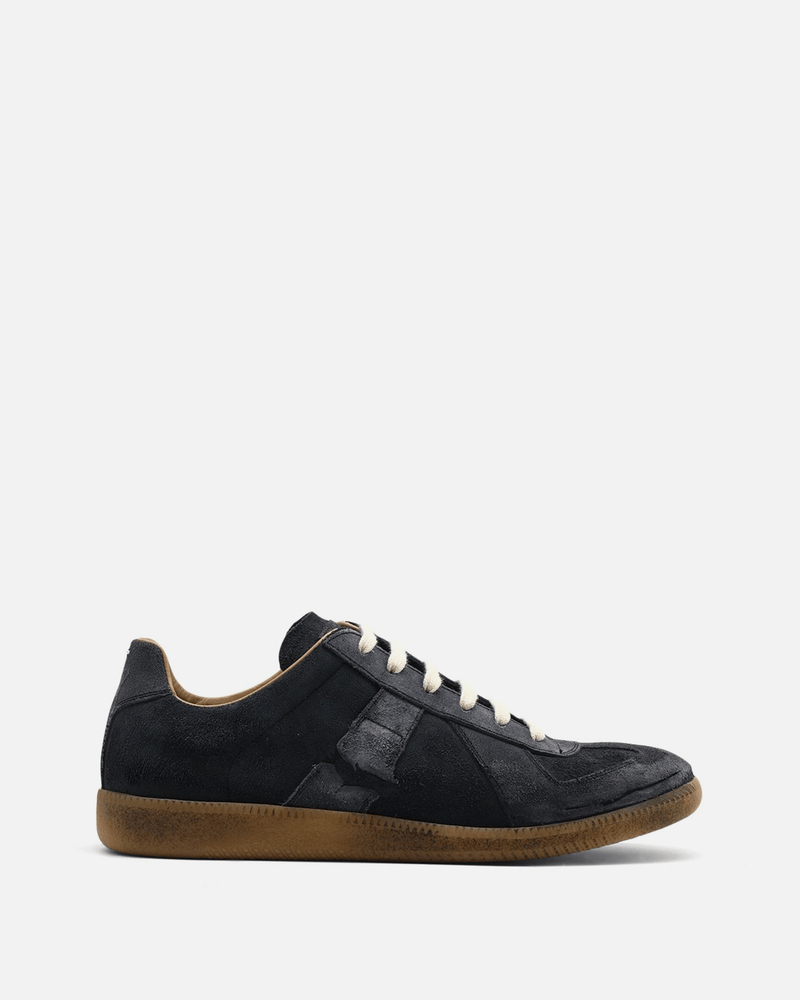 Maison Margiela Men's Sneakers Replica Distressed Sneakers in Steel Grey