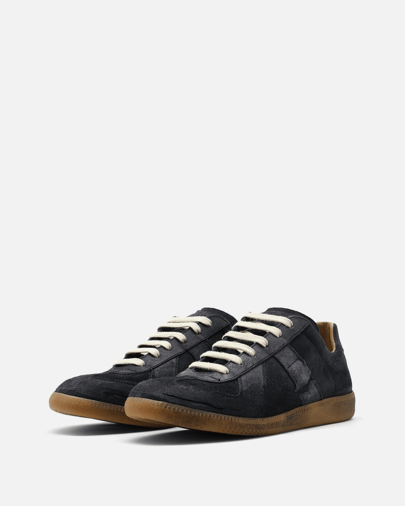 Maison Margiela Men's Sneakers Replica Distressed Sneakers in Steel Grey