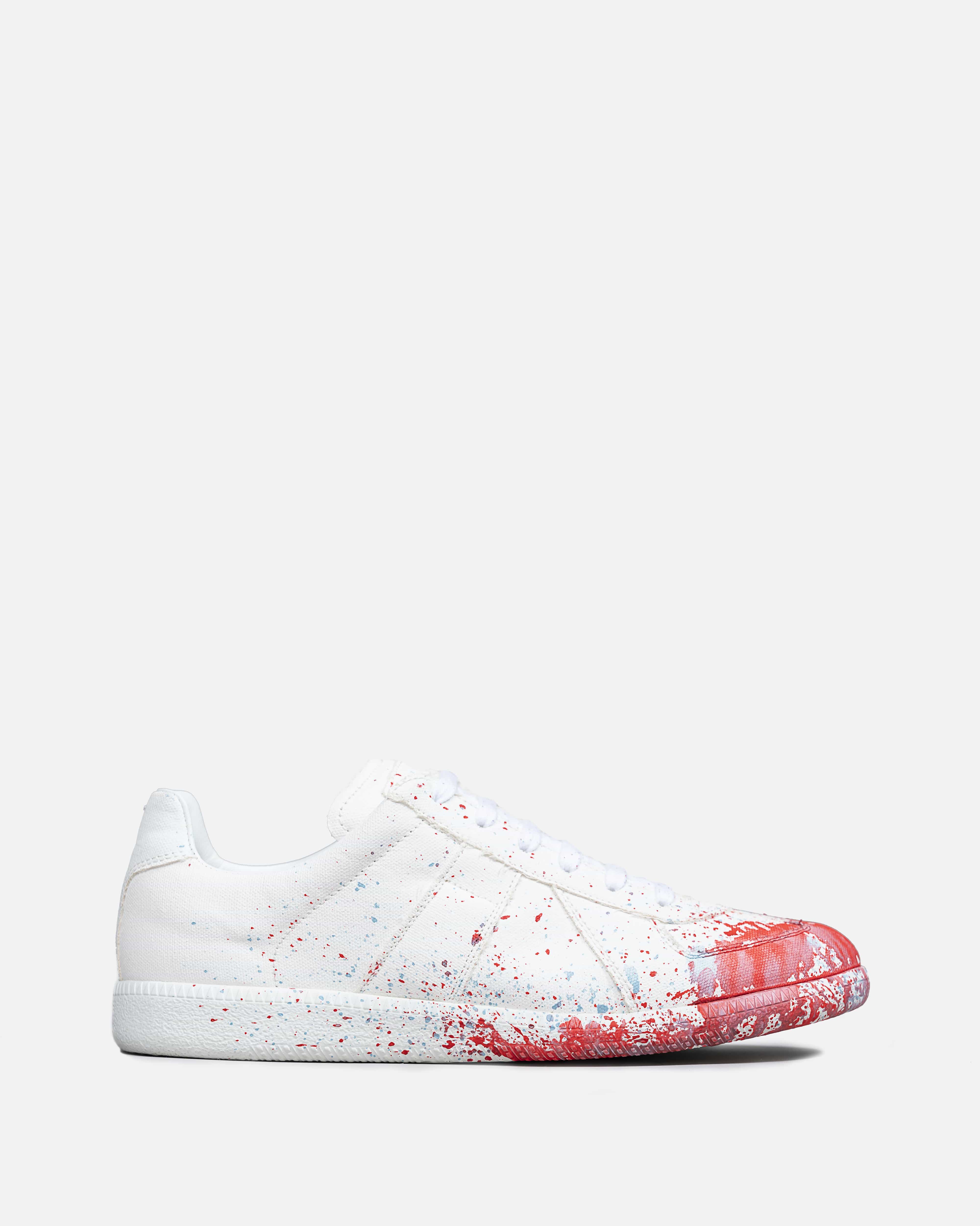 Replica Paint Drop Sneakers in White – SVRN