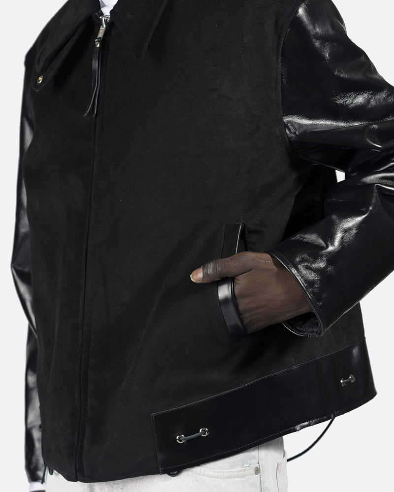 Our Legacy Men's Jackets Reversible Varsity Jacket in Black