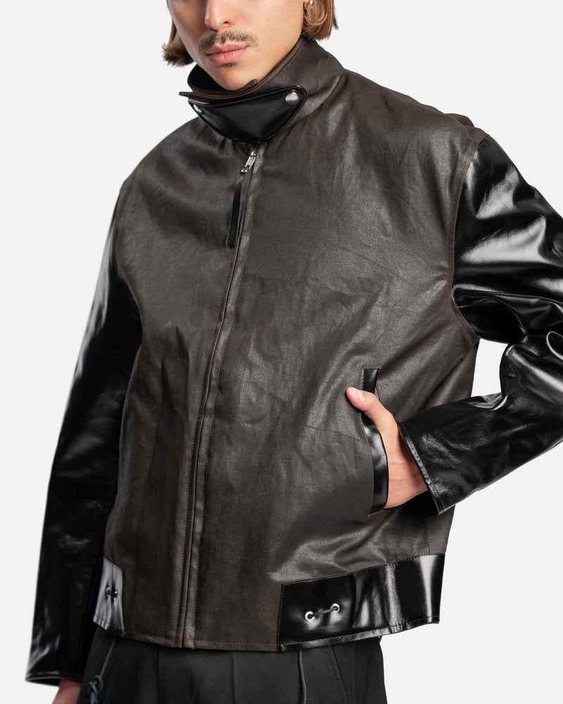 Reversible Varsity Jacket in Mud Dyed Cotton – SVRN