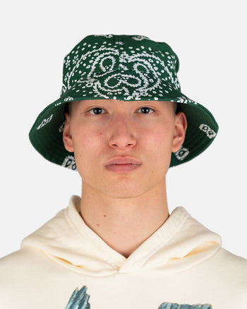 Rhude Men's Hats Rhepurposed Bucket Hat in Green