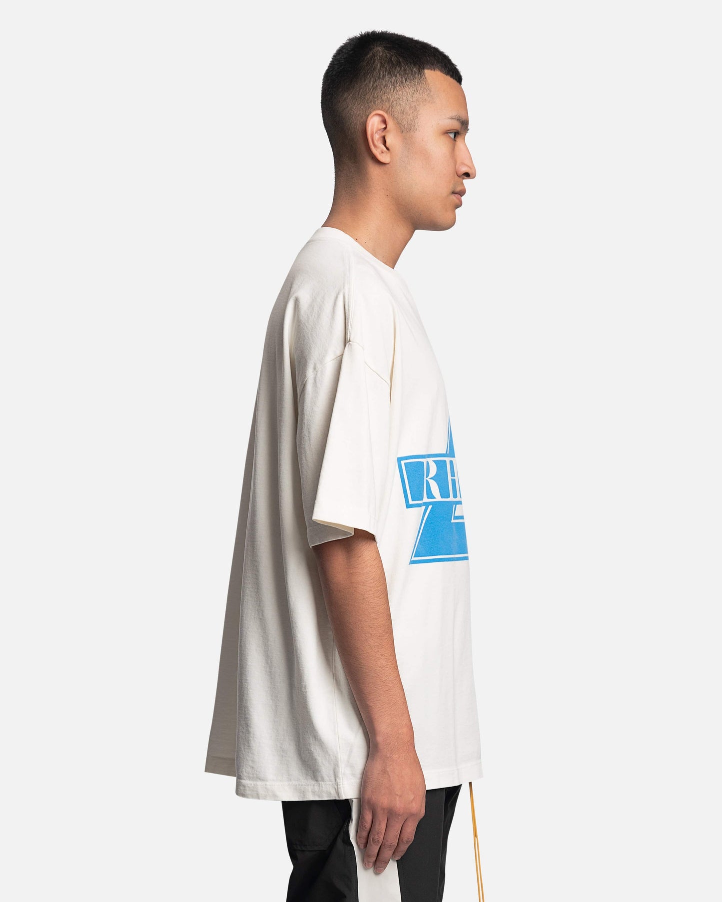 Rhude Men's T-Shirts Rhude Triangle T-Shirt in Vintage White