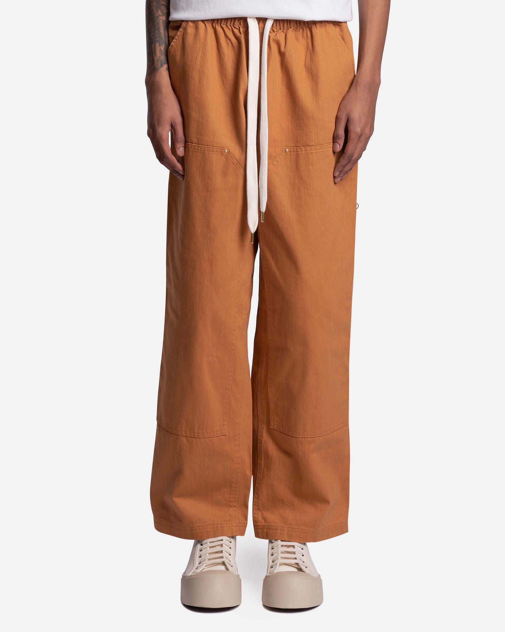 Puma Men's Pants Rhuigi Double Knee Pants in Khaki