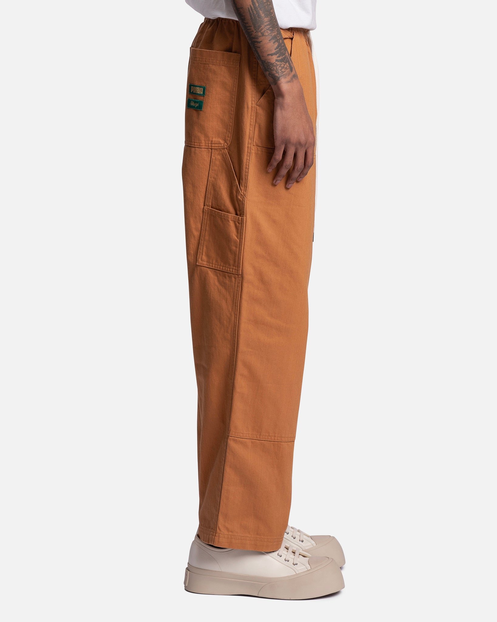 Puma Men's Pants Rhuigi Double Knee Pants in Khaki