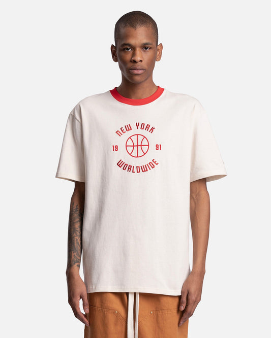 Puma Men's T-Shirts Rhuigi Graphic T-Shirt in White/Red