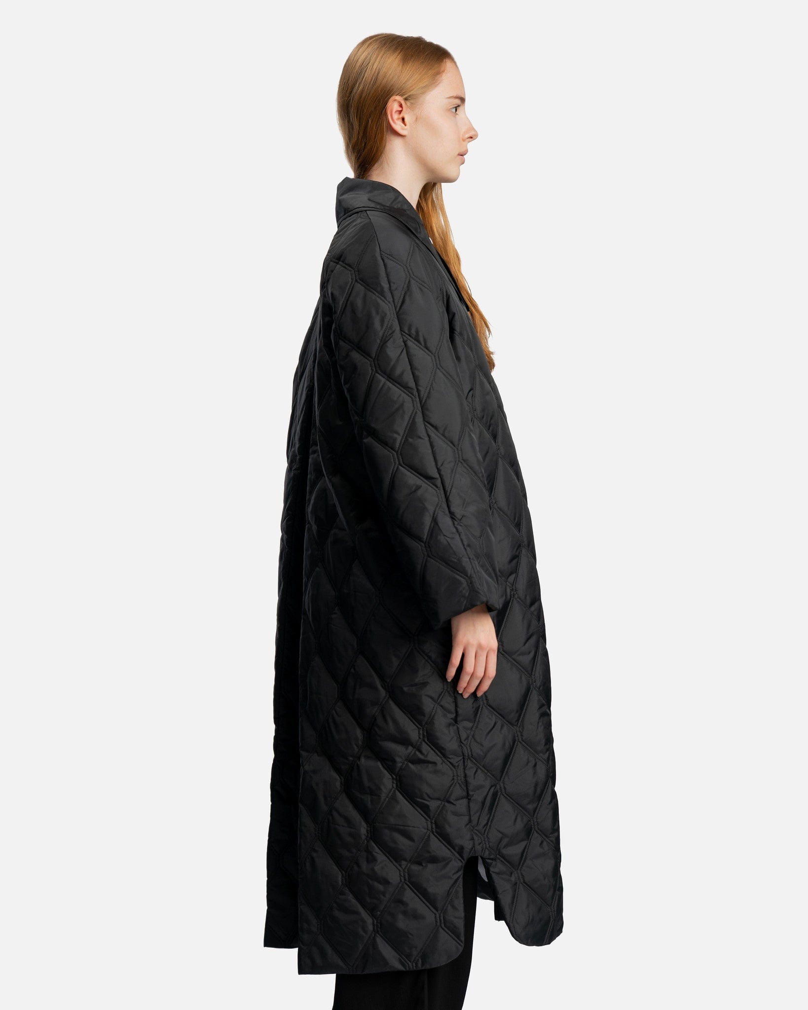 Ganni Women Jackets Ripstop Quilt Coat in Black