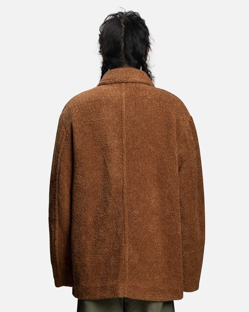 Dries Van Noten Men's Coat Ronnor Coat in Camel