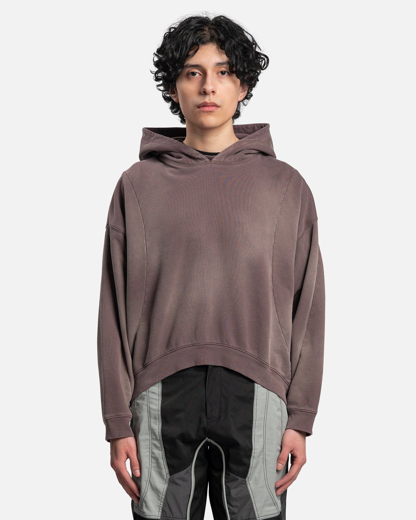 FFFPOSTALSERVICE Men's Sweatshirts Round Hem Hoodie V2 in Ghost Lilac