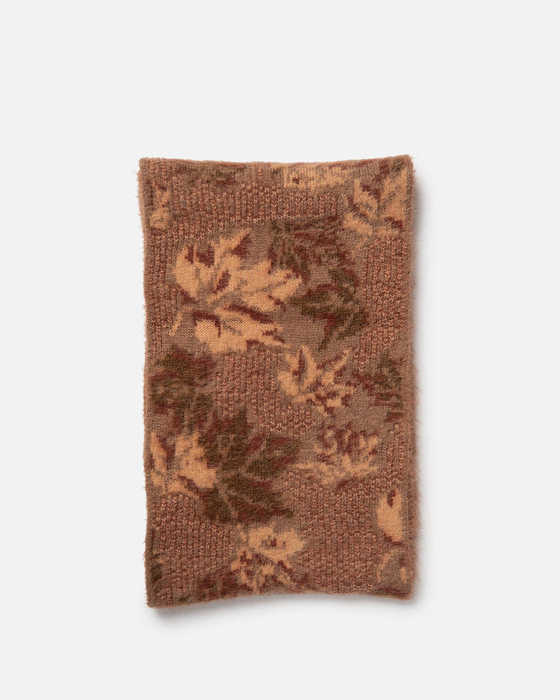 ERL Scarves Round Neck Jacquard Scarf in Brown