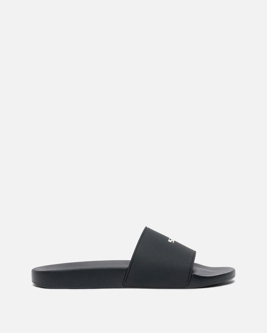 Rick Owens DRKSHDW Men's Shoes Rubber Slides in Black/Milk