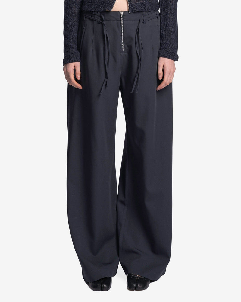 Our Legacy Women Pants Serene Trouser in Phantom Blue Summer Wool