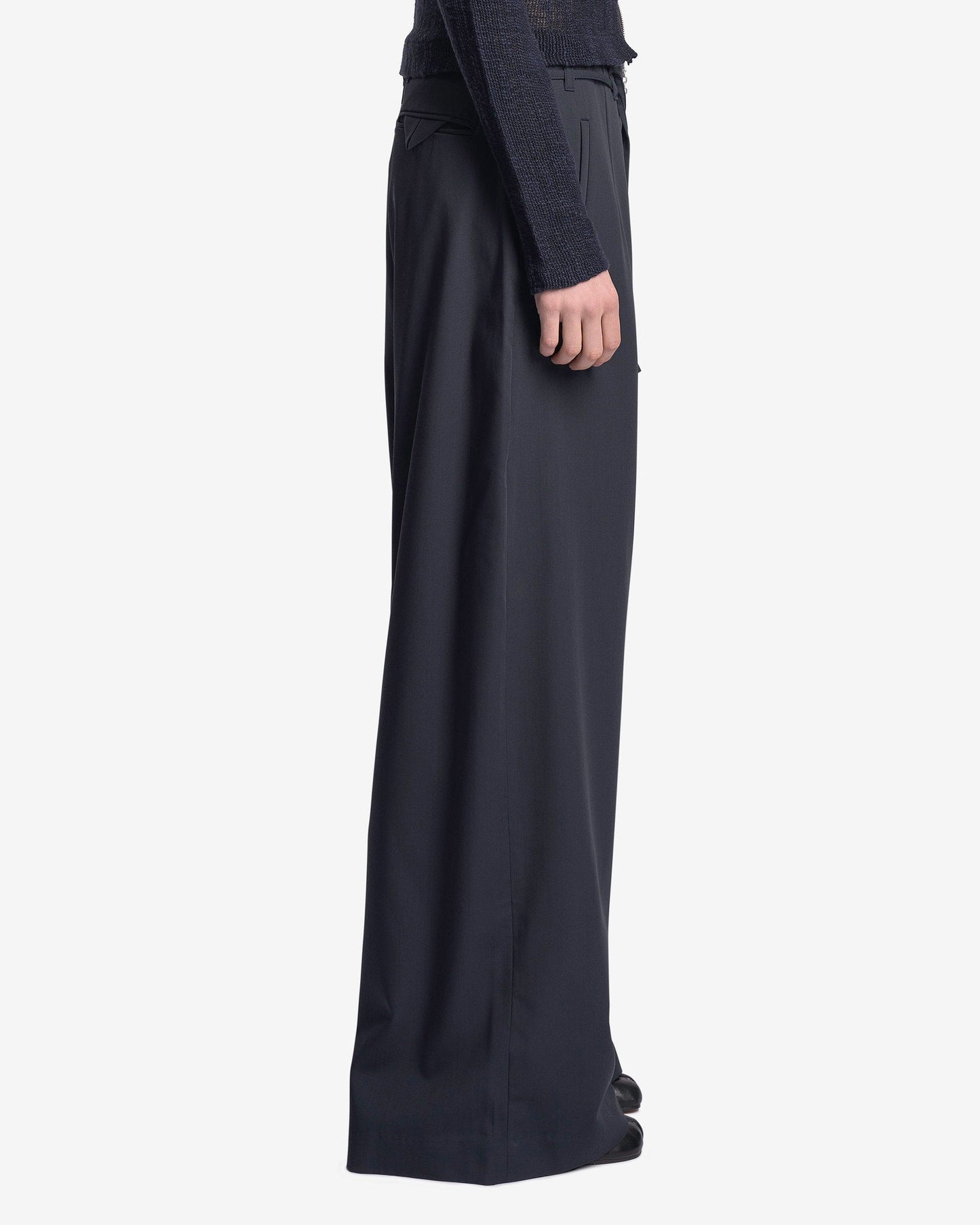 Our Legacy Women Pants Serene Trouser in Phantom Blue Summer Wool