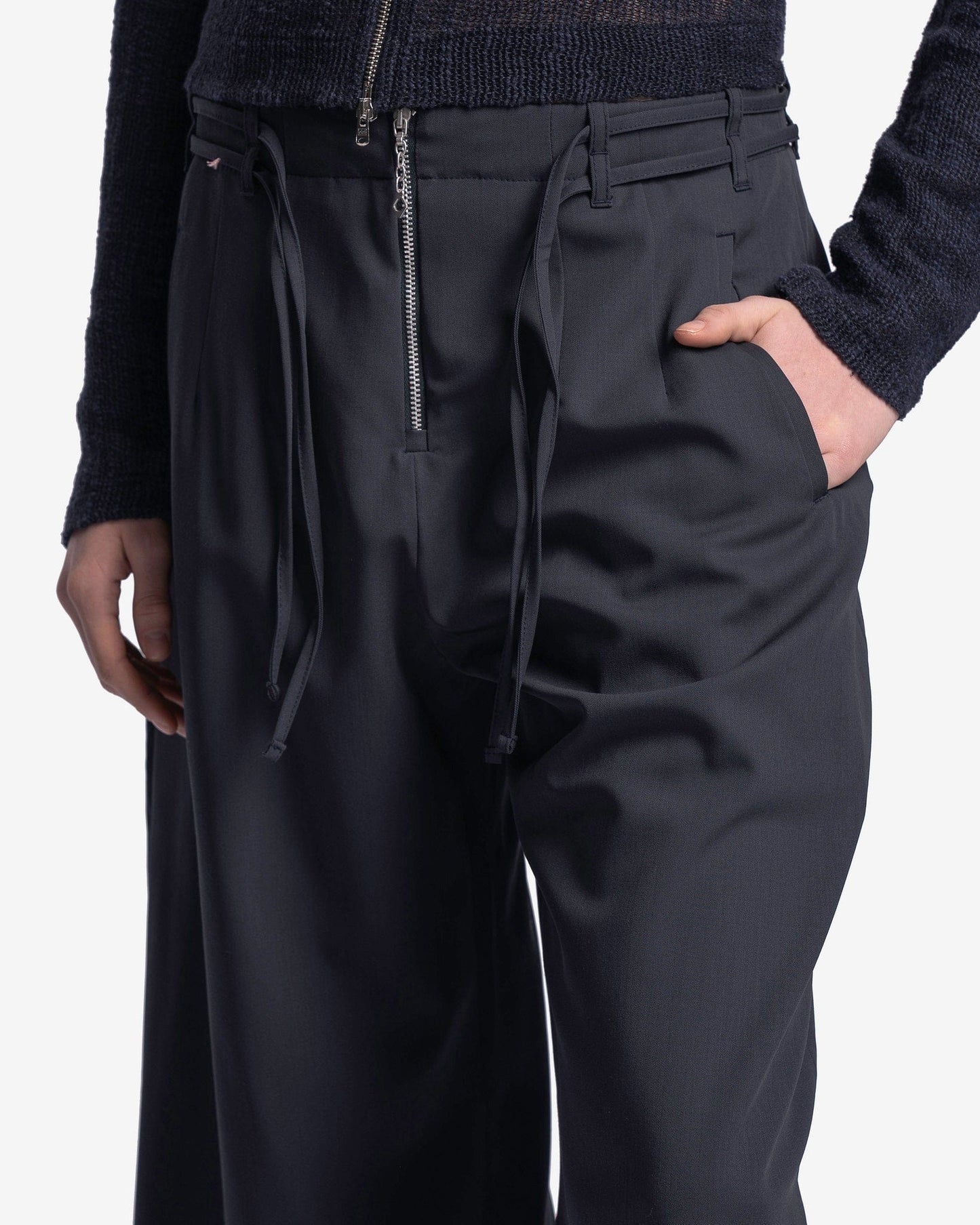 Our Legacy Women Pants Serene Trouser in Phantom Blue Summer Wool