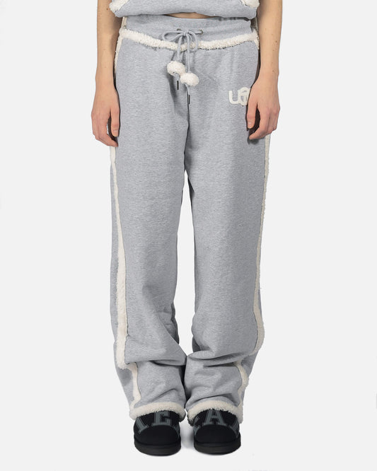 UGG x Telfar Women Pants Sherpa Sweatpant in Heather Grey