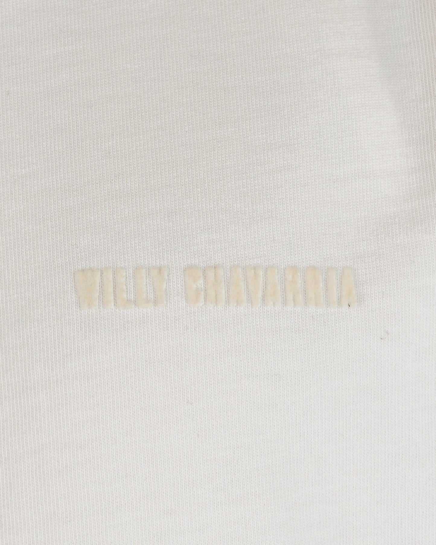 Willy Chavarria Men's T-Shirts Short Sleeve Buffalo T in Bright White