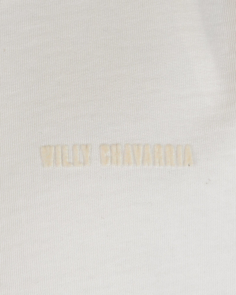 Willy Chavarria Men's T-Shirts Short Sleeve Buffalo T in Bright White