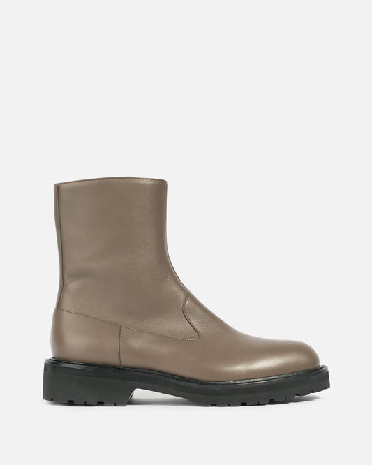 Dries Van Noten Men's Boots Side Zip Boot in Grey