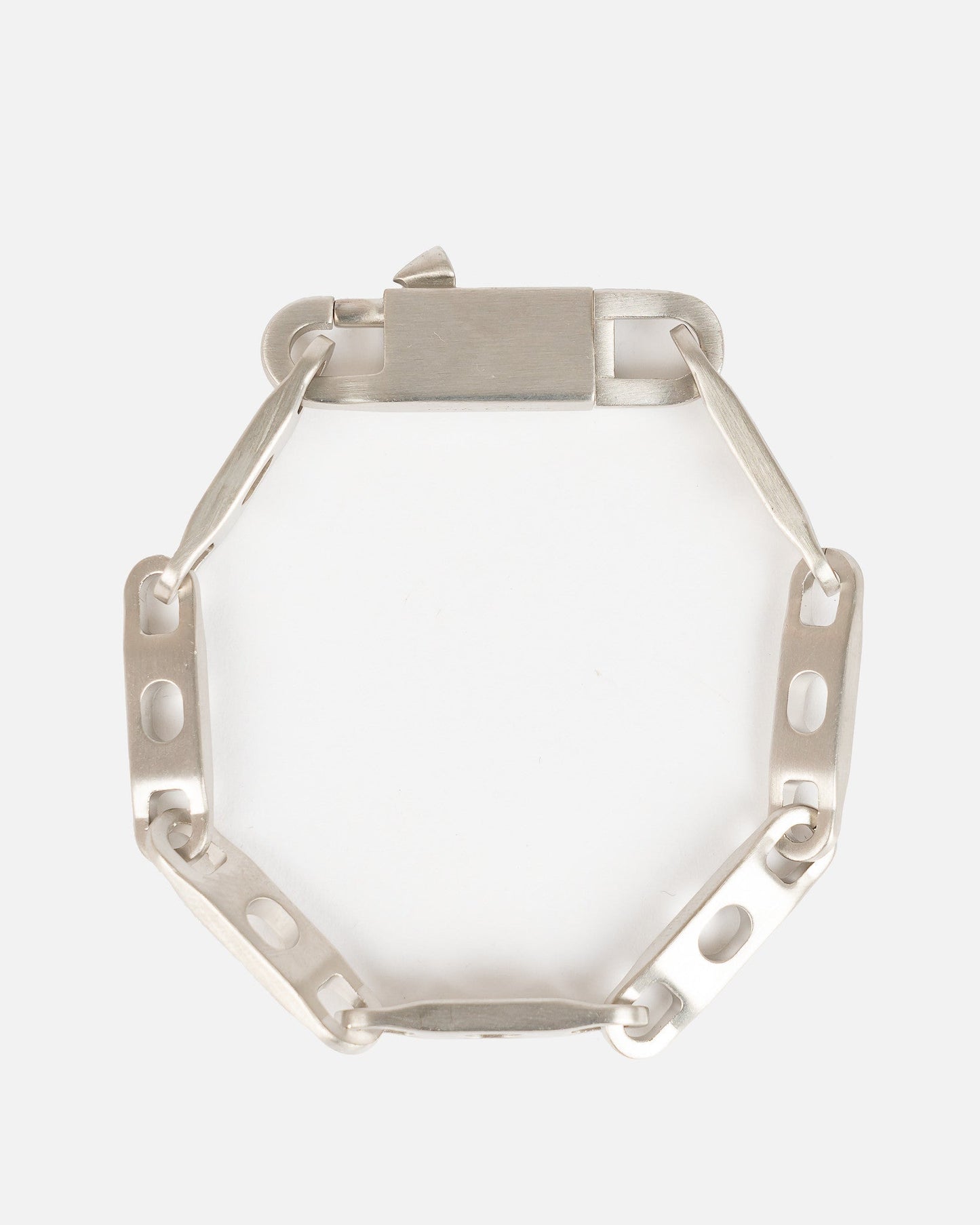 Rick Owens Jewelry Signature Chain Bracelet in Silver
