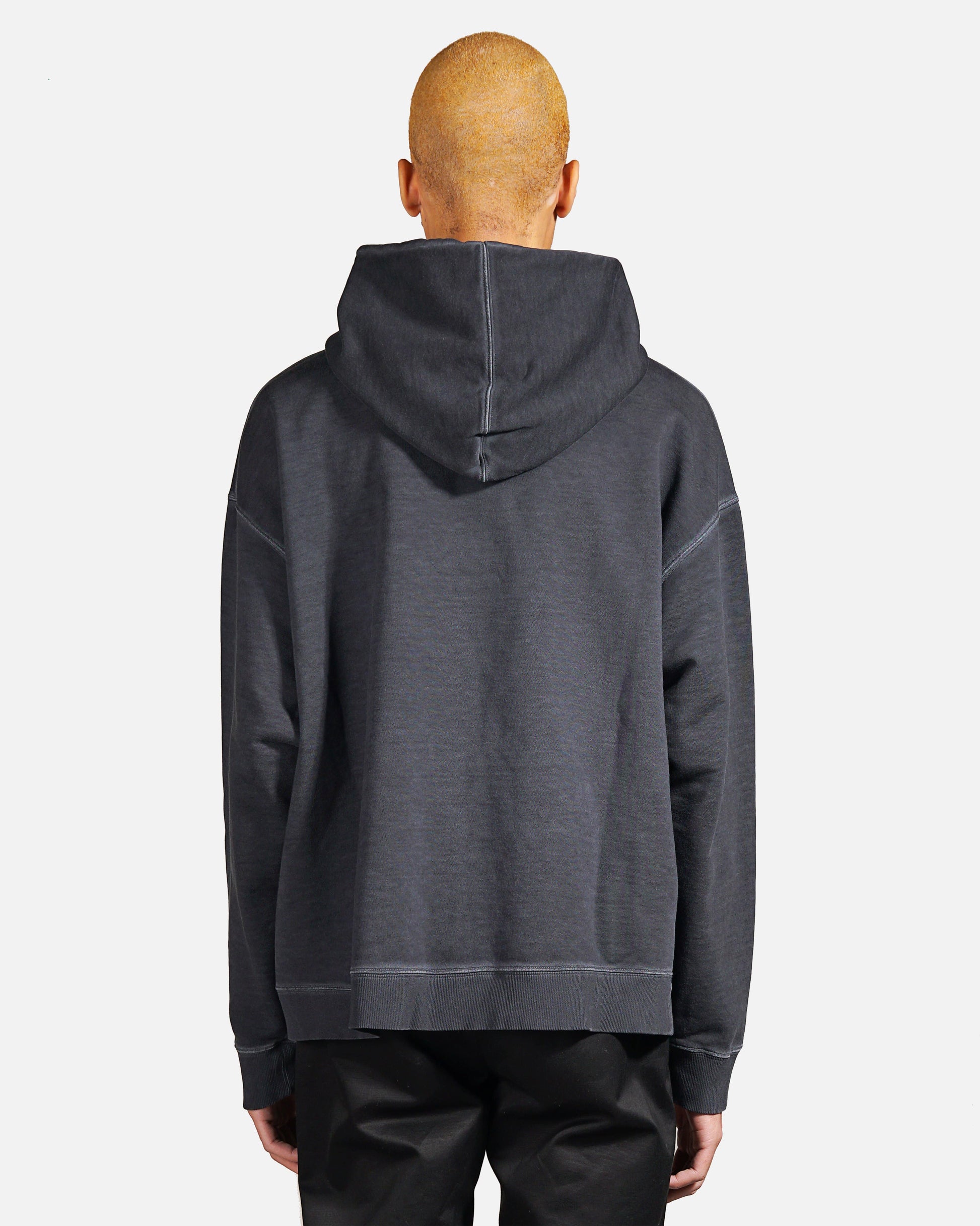 Maison Margiela Men's T-Shirts Silhouette Print Hoodie in Anthracite