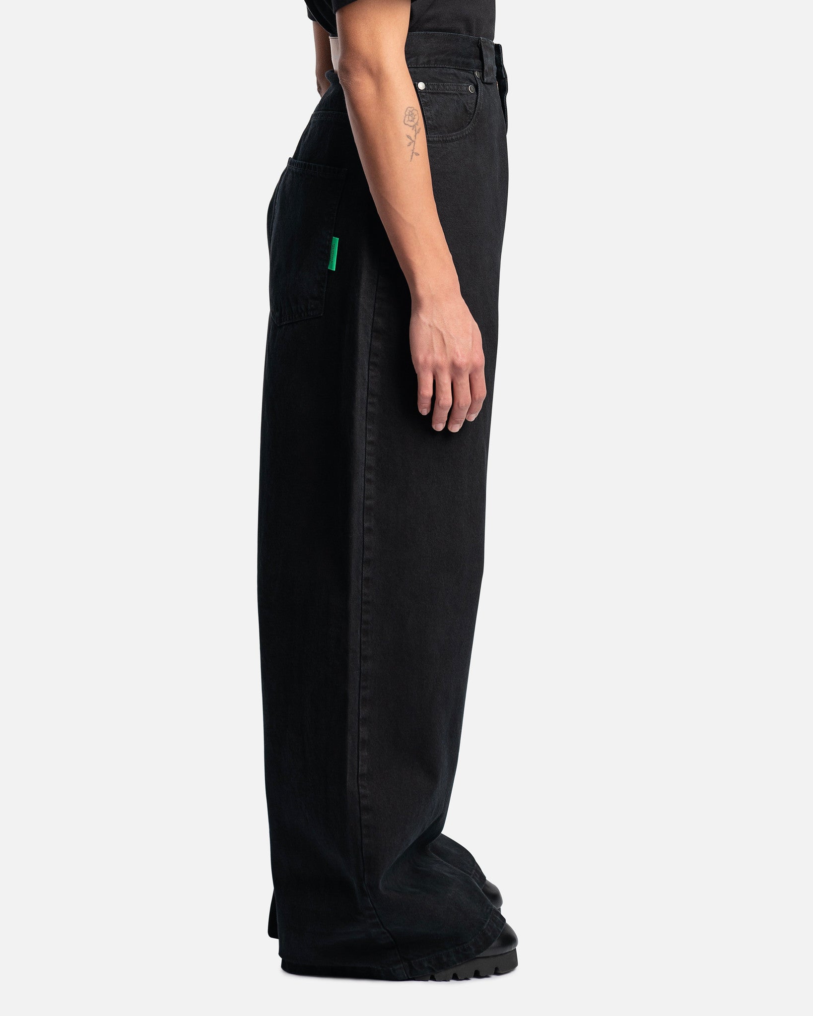 Willy Chavarria Men's Jeans Silverlake Jean in Black