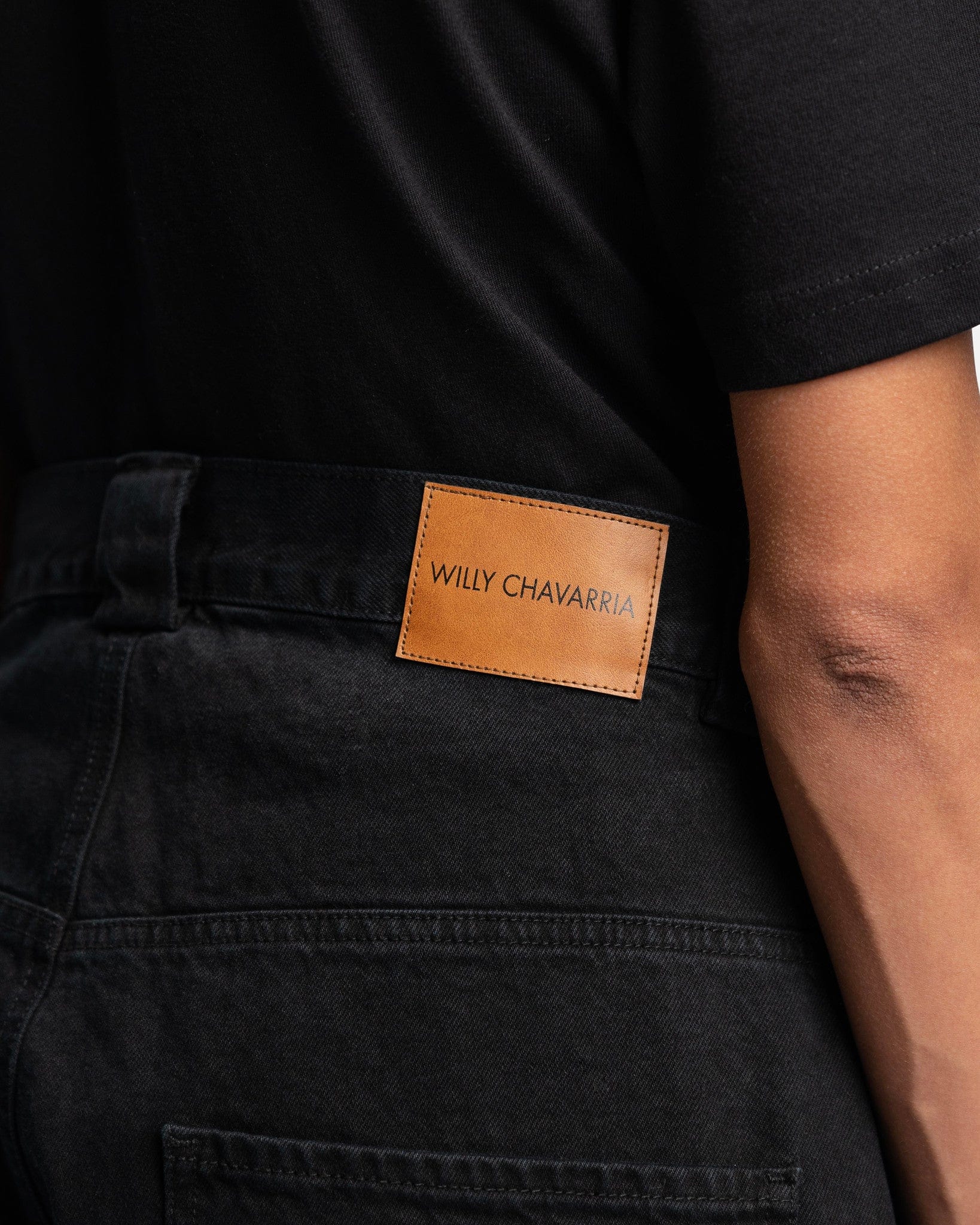 Willy Chavarria Men's Jeans Silverlake Jean in Black