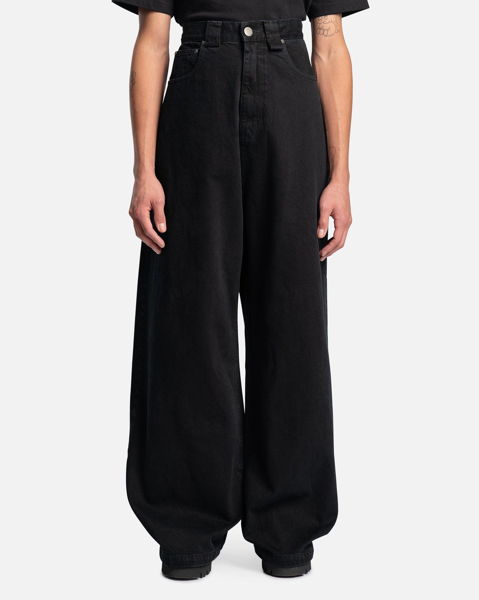 Willy Chavarria Men's Jeans Silverlake Jean in Black