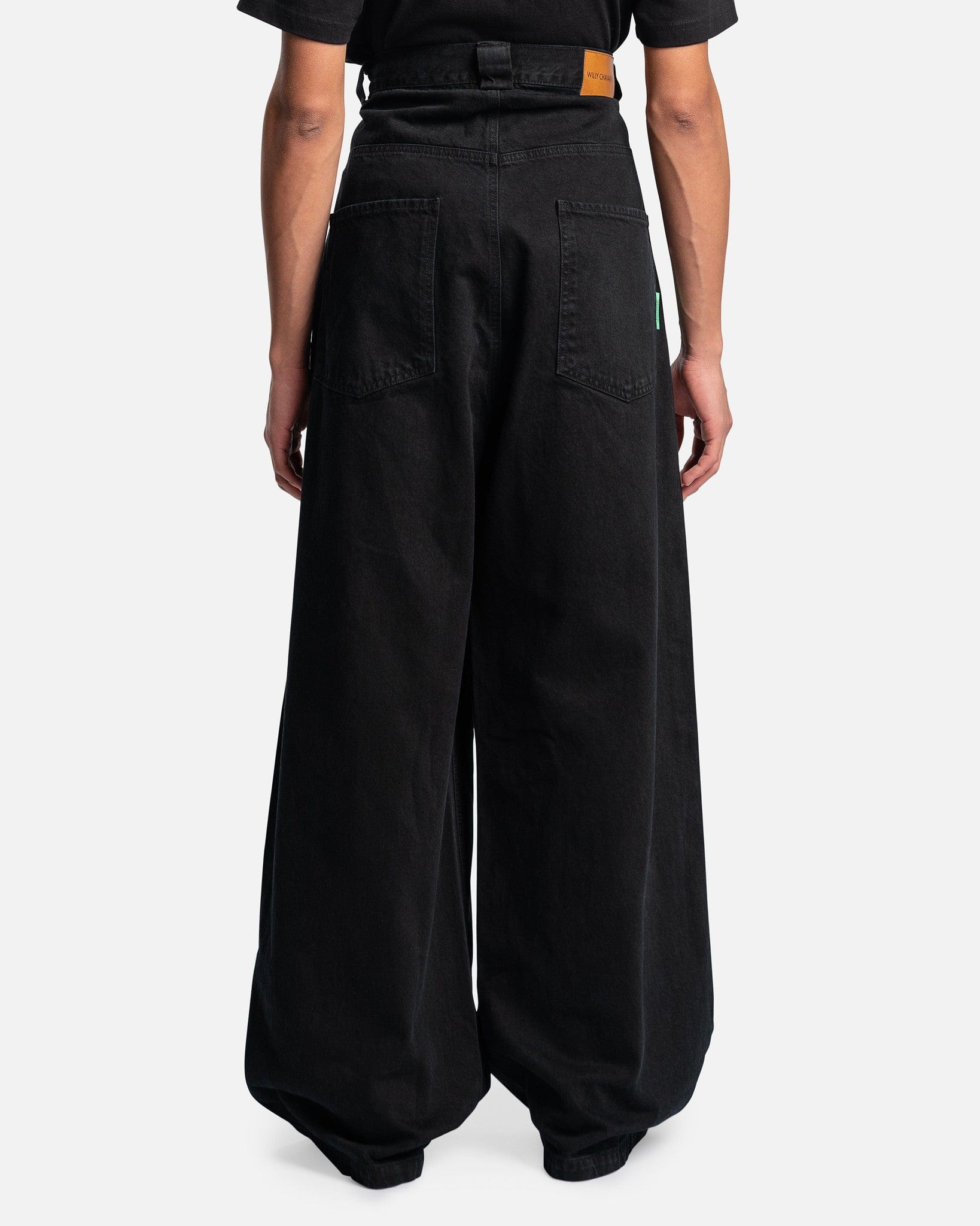 Willy Chavarria Men's Jeans Silverlake Jean in Black