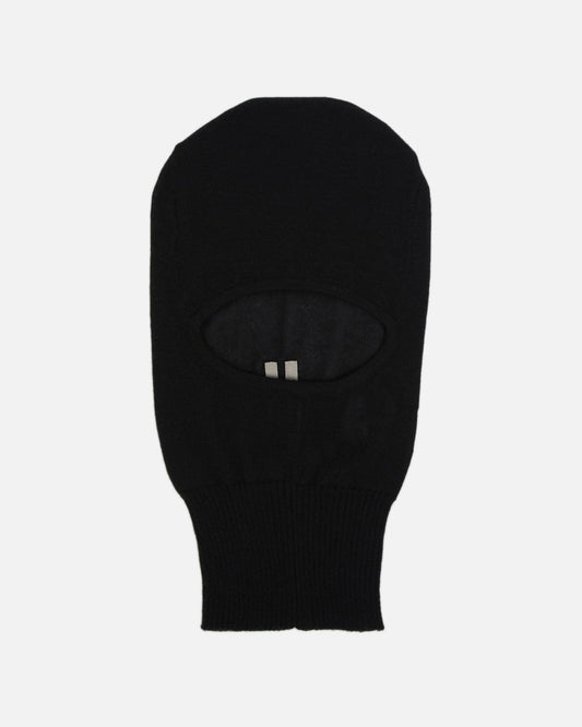 Rick Owens Men's Hats Skull Balaclava in Black