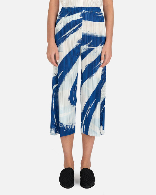 Pleats Please Issey Miyake Women Pants Sky Pants in Circling Strokes