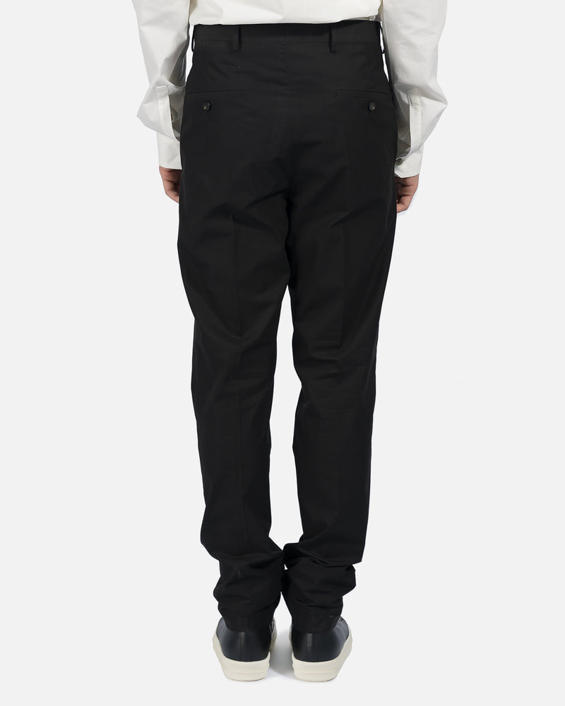 Rick Owens Men's Pants Slim Astaires in Black