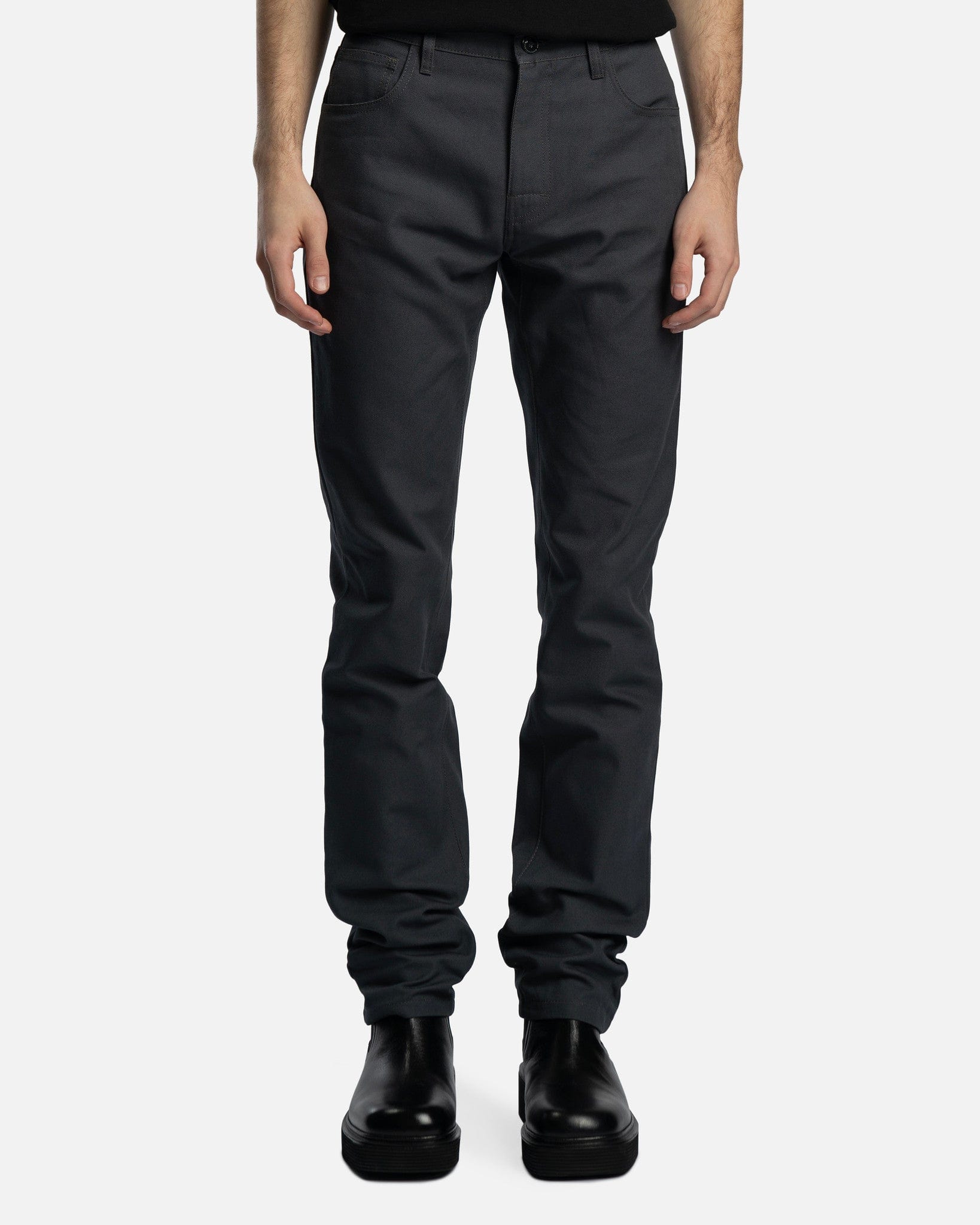 Slim Fit Denim in Dark Grey – SVRN