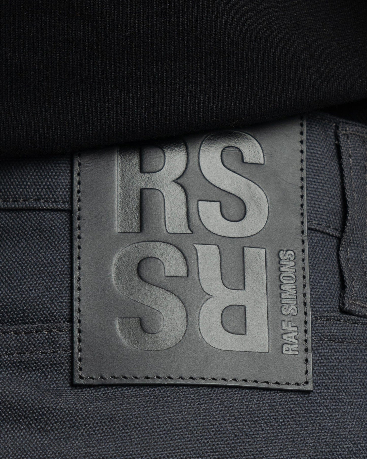 Raf Simons Men's Jeans Slim Fit Denim in Dark Grey