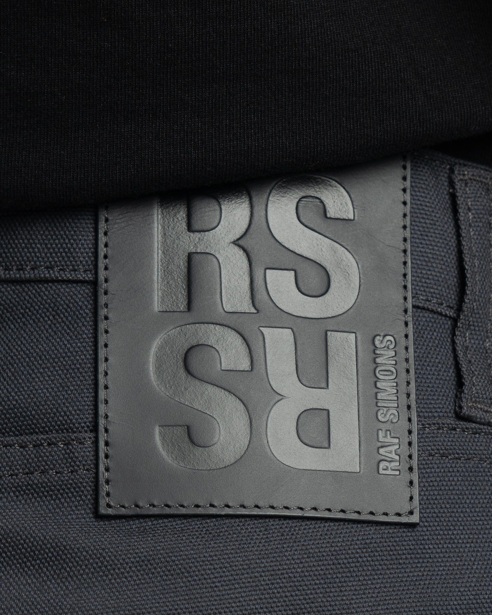 Raf Simons Men's Jeans Slim Fit Denim in Dark Grey