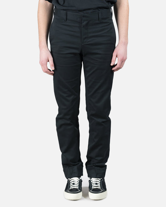 Rhude Men's Pants Slim Triangle Cuff Trouser in Black