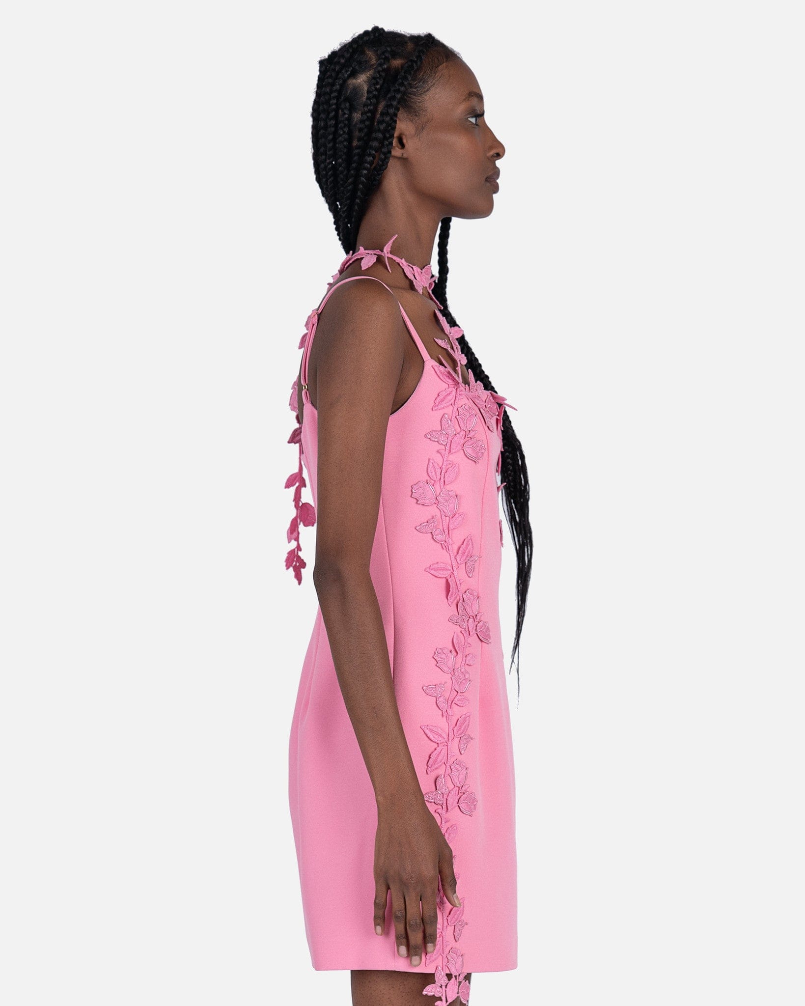 Blumarine Women Dresses Slip Dress with Embroidery in Pink