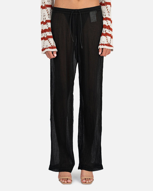 Our Legacy Women Pants Slow Trouser in Black