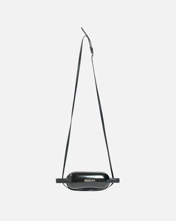 Botter Men's Bags Small Buoy Handbag with Leather Strap in Black