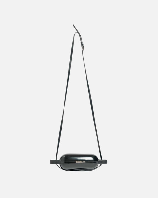 Botter Men's Bags Small Buoy Handbag with Leather Strap in Black