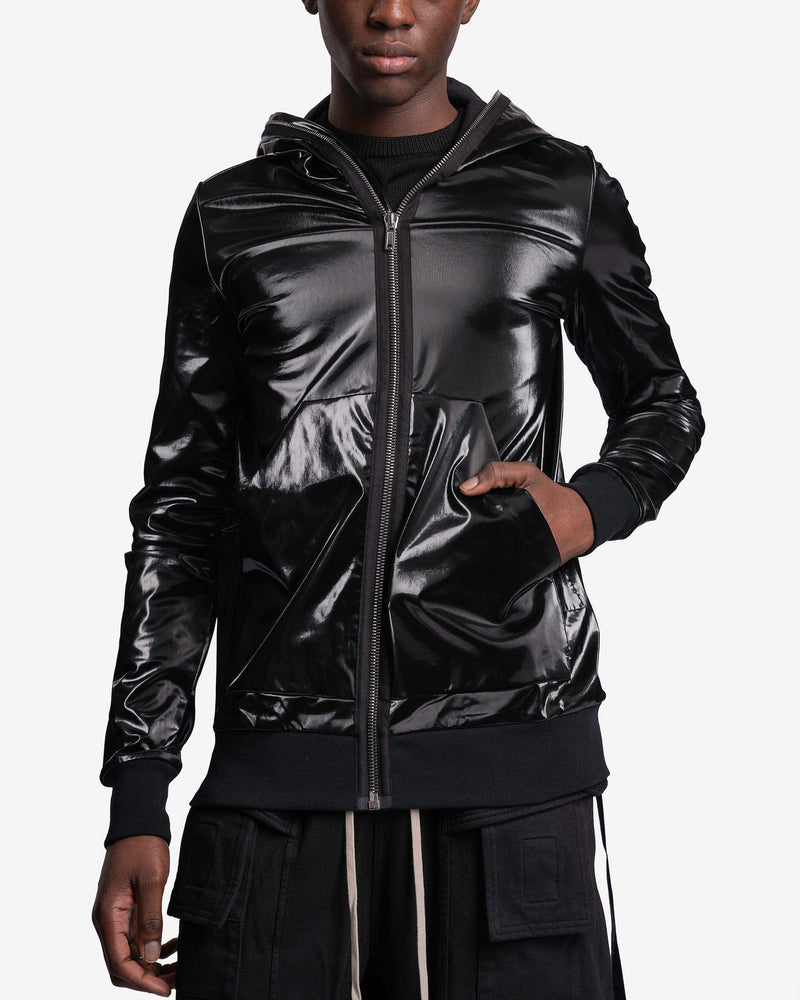 Rick Owens DRKSHDW Men's Sweatshirts Small Gimp Hoodie in Black