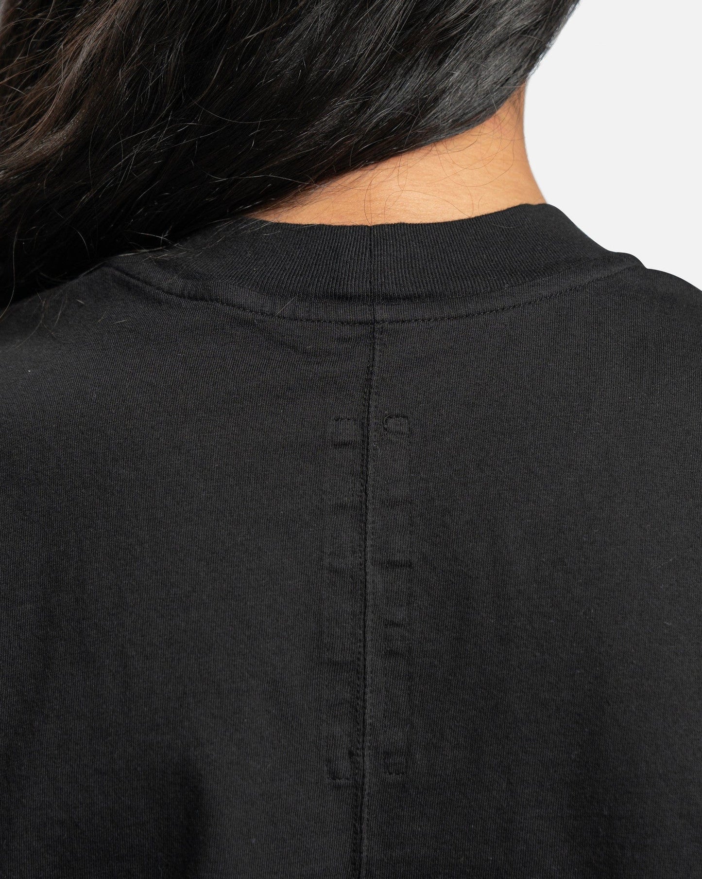 Rick Owens DRKSHDW Women T-Shirts Small Level T-Shirt in Black