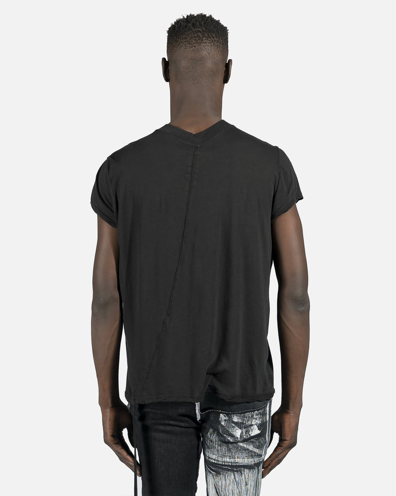 Rick Owens DRKSHDW Men's T-Shirts Small Level Tee in Black